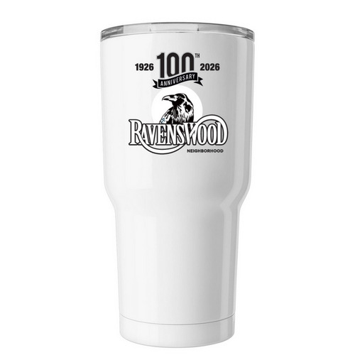 100th Anniversary Tumbler, a White Insulated Tumbler