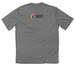 Don't Mess with Fire Survivors Athletic Tee, a Grey Concrete Heather Classic Performance Tee (back-view)