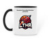 LTHR mug for Rockets fans, a Black Two-Tone Ceramic Mug (back-view)