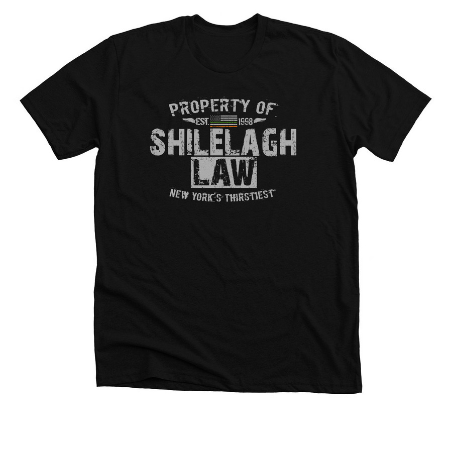 Shilelagh Law Athletic Dept. Tee, a Solid Black Blend Premium Unisex Tee