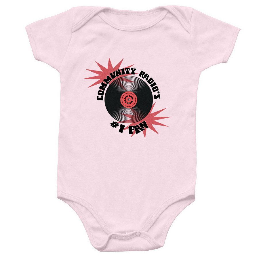#1 Community Radio Fan Onesie, a Ballerina Infant Onesie