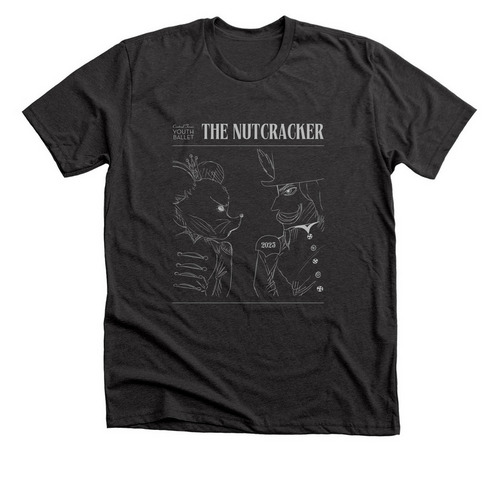 2025 Nutcracker, a Dark Grey Heather Premium Unisex Tee