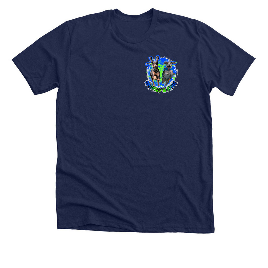 Brantley & Ryder, a Solid Navy Blend Premium Unisex Tee