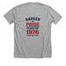 Badger Class of '76 Reunion Apparel, a Athletic Heather Premium Unisex Tee (back-view)