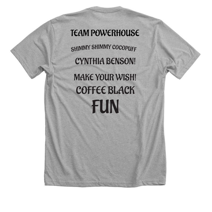 CVLTBIG&nbsp;, a Athletic Heather Premium Unisex Tee (back-view)