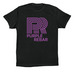 Purple Rebar - The Purple Logo, a Vintage Black Premium Cotton Tee