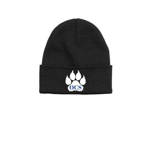Wildcat Beanies, a Black Printed Base Camp Beanie
