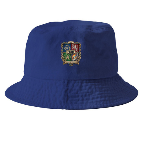 KCB Shield Logo Bucket&nbsp;, a Royal Blue Printed Bucket Hat