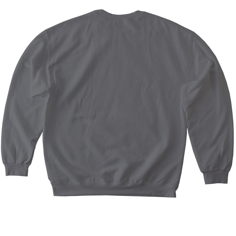 Sweatshirts, a Charcoal Softstyle Crewneck Sweatshirt (back-view)