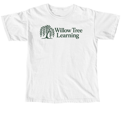 Willow Tree Learning, a White Comfort Colors Unisex Tee