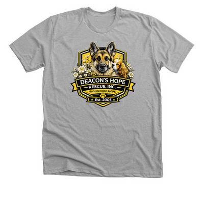 Spring Fundraiser, a Athletic Heather Premium Unisex Tee