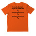 JPS Active Wear Color Set 2, a Brilliant Orange Nike Dri-FIT Jersey Blend Performance Tee (back-view)