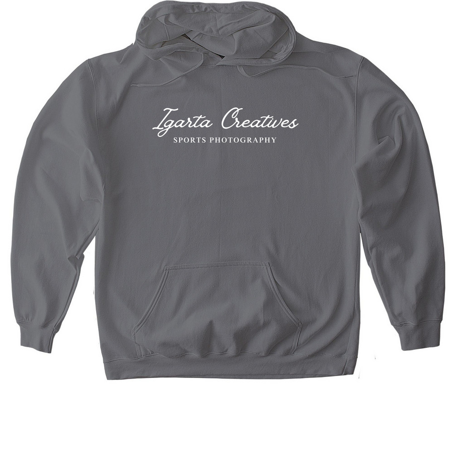 Keeping Women's Sports in Focus, a Charcoal Gildan Softstyle Pullover Hoodie