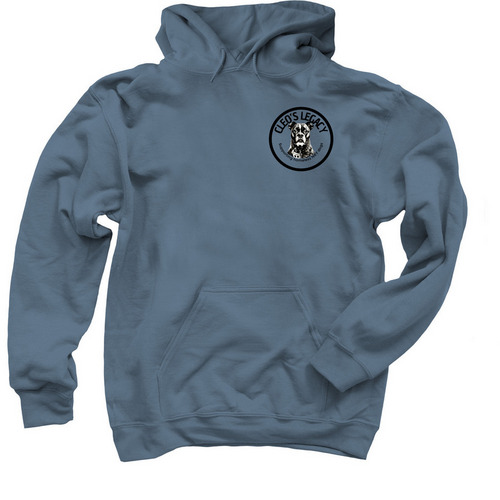 Ask me about my foster dog., a Indigo Pullover Hoodie
