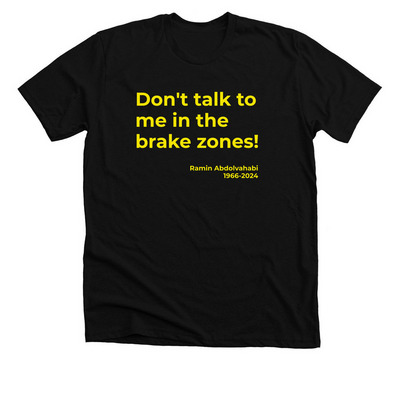 Remembering our friend, Ramin, a Solid Black Blend Premium Unisex Tee