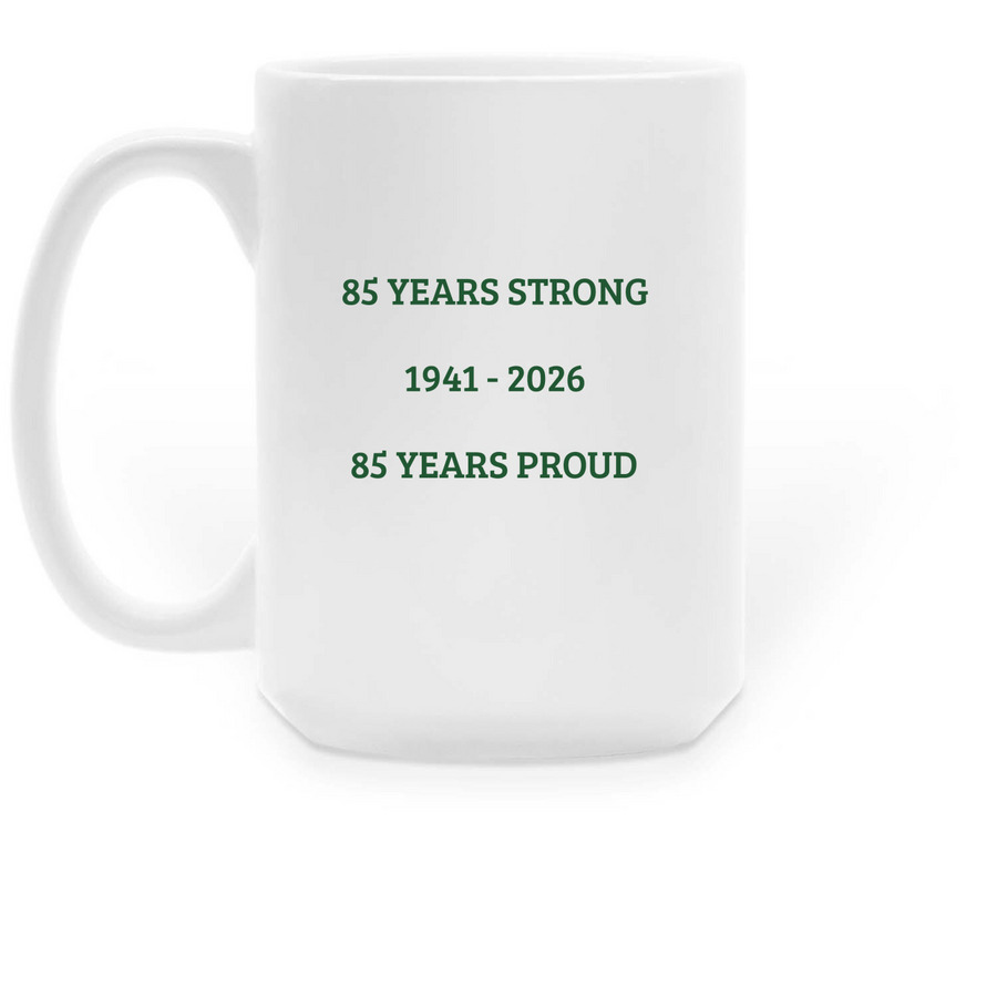 Flannery Reunion Cup 2026, a White Large Coffee Mug (back-view)