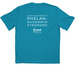 PMSF Simple Performance, a Atomic Blue Classic Performance Tee (back-view)