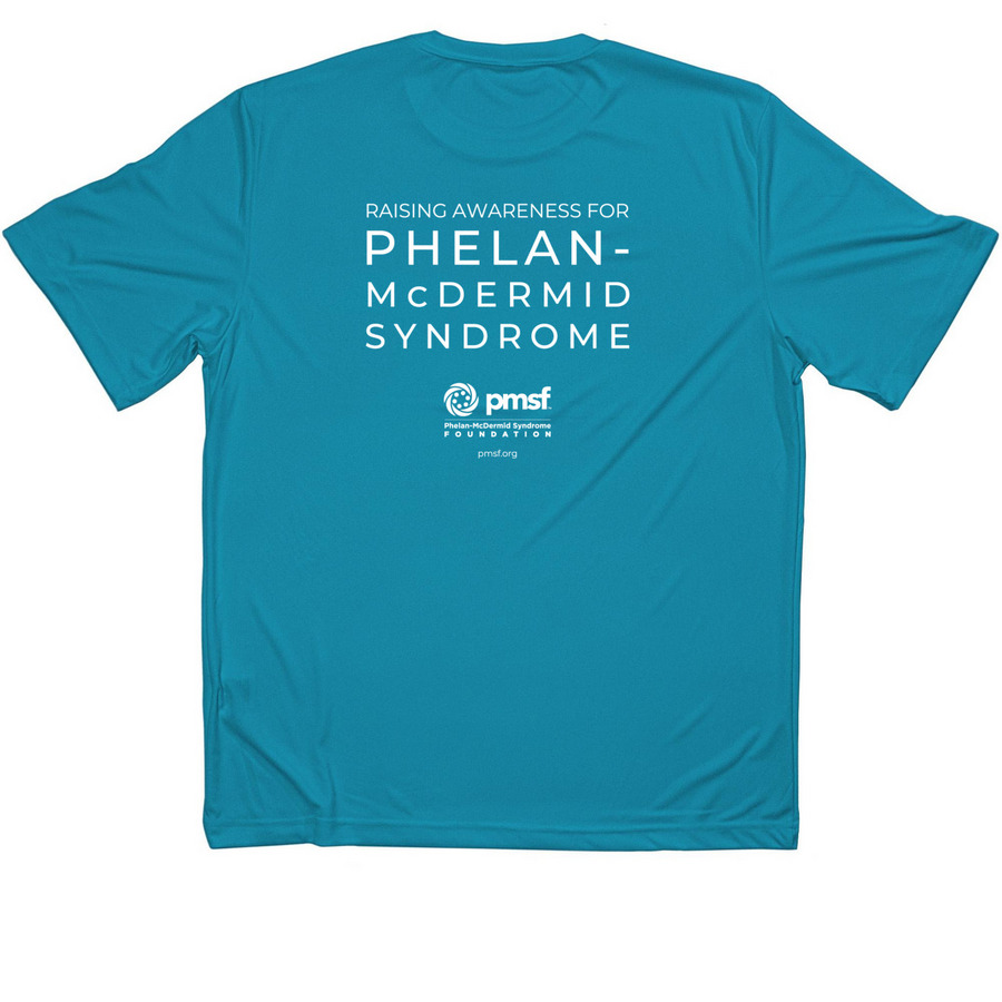 PMSF Simple Performance, a Atomic Blue Classic Performance Tee (back-view)