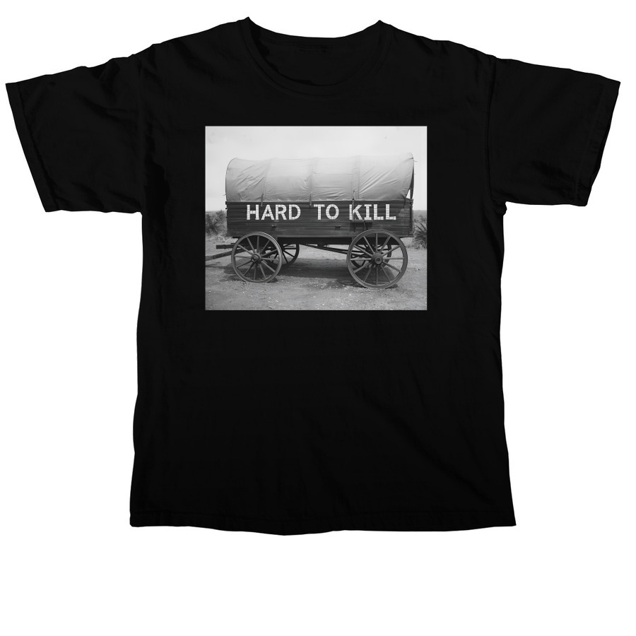 HARD TO KILL - VINTAGE OKLAHOMA, a Black Comfort Colors Unisex Tee