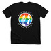 Nourish with Pride, a Solid Black Blend Premium Unisex Tee