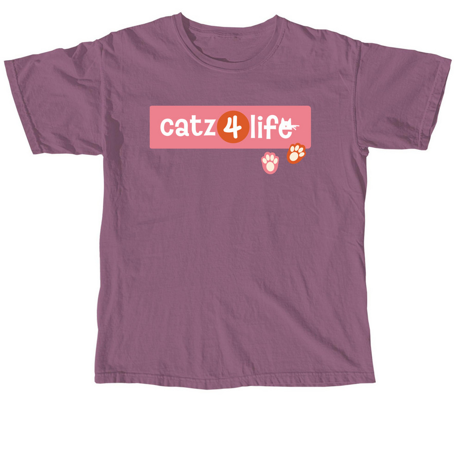 Paw Printz, a Berry Comfort Colors Unisex Tee
