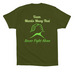 Mantis Muay Thai, a Olive Premium Cotton Tee (back-view)