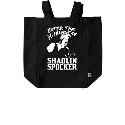 36 Chambers Tote, a Black Recycled Cotton Tote Bag