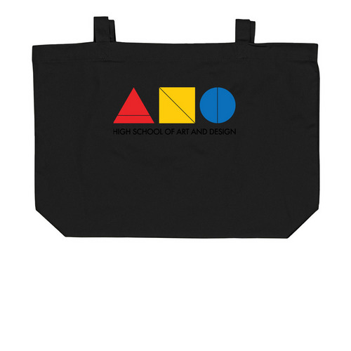 Tote Bags - Large, a Black Large Organic Cotton Tote Bag
