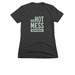 Stacked Logo, a Charcoal Women's Slim Fit Tee