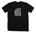 Stacked Logo, a Solid Black Blend Premium Unisex Tee