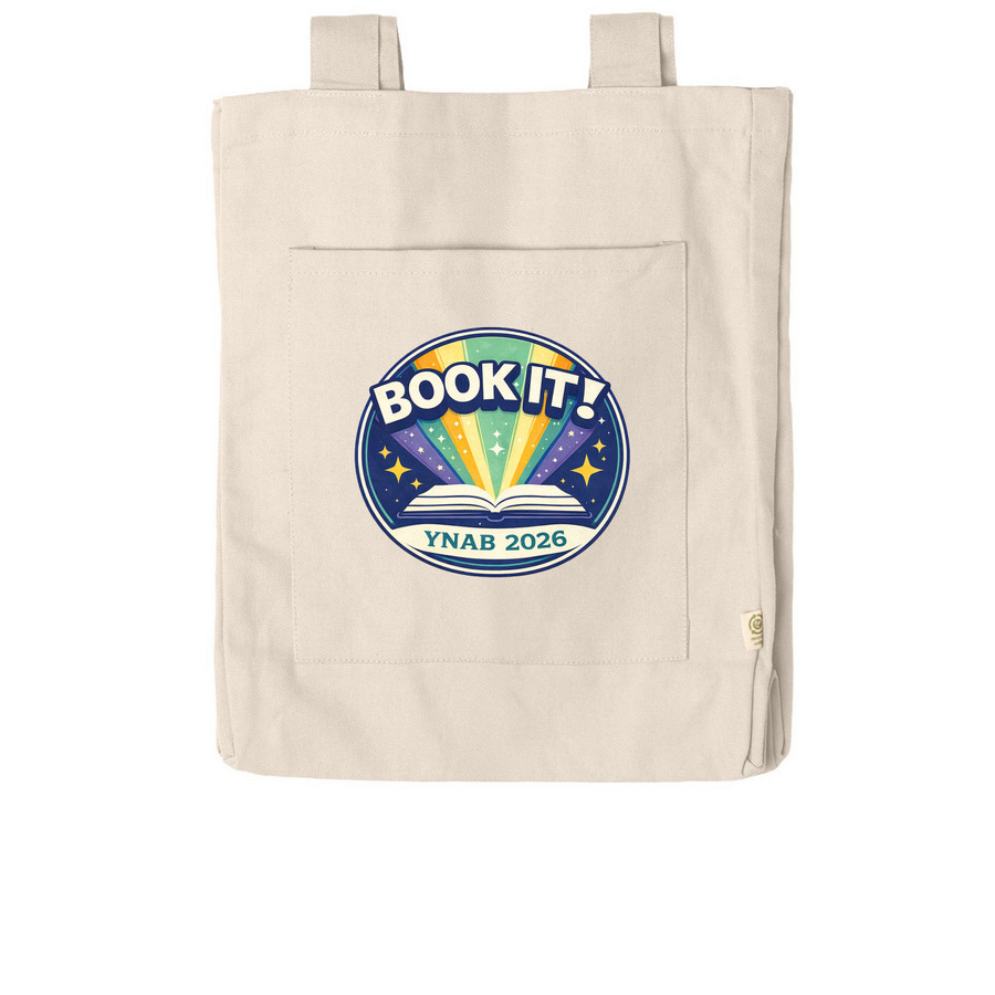 YNAB Book It Tote 2026, a Natural Reclaimist Everywhere Tote Bag