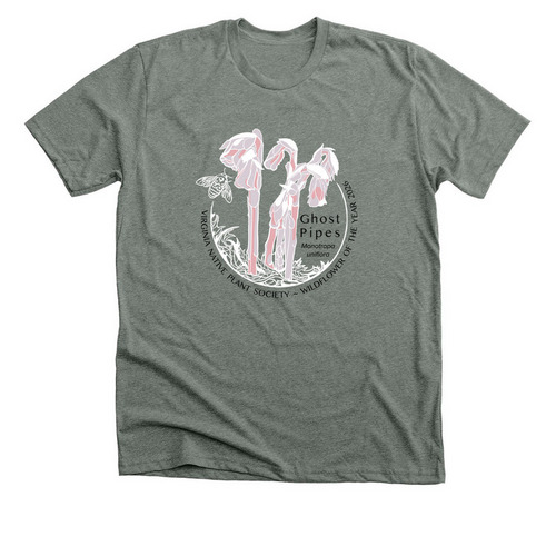 Ghost Pipes - Dark Font, a Deep Heather Premium Unisex Tee