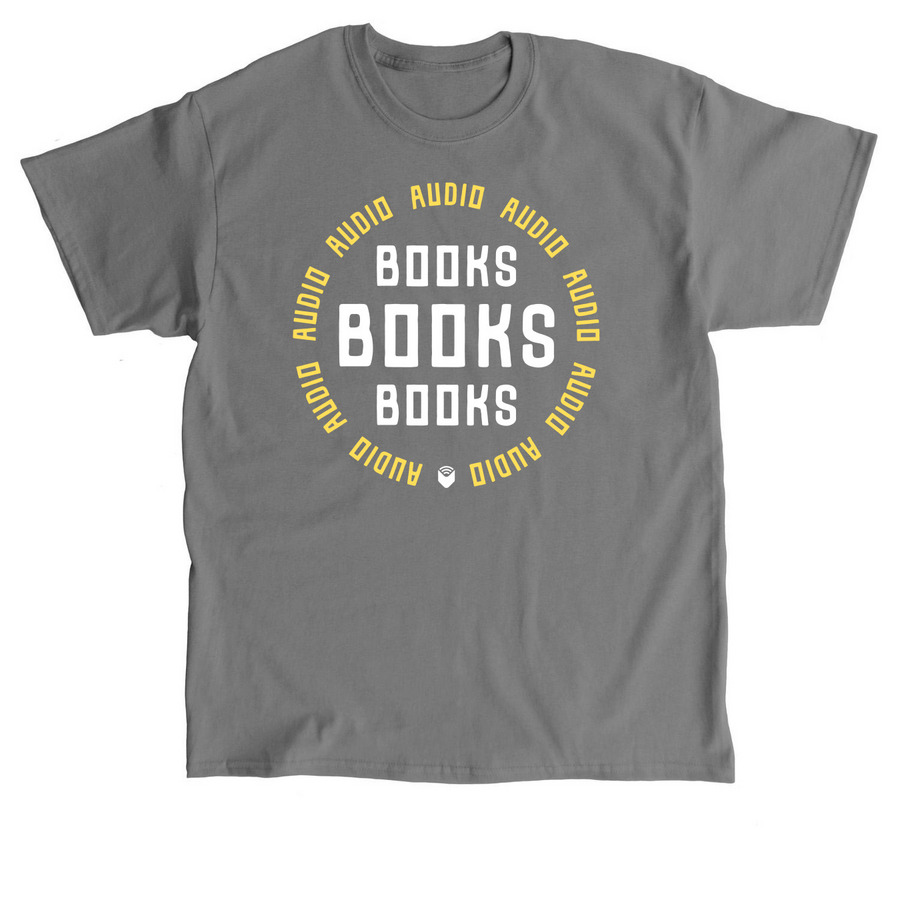 Books Books Books, a Charcoal Classic Unisex Tee