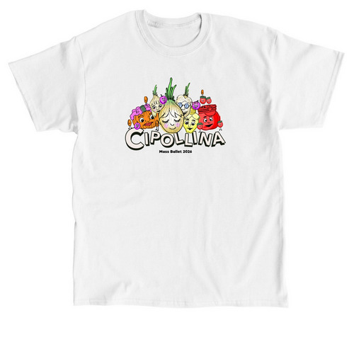 Mass Ballet presents Cipollina 2026, a White Classic Unisex Tee