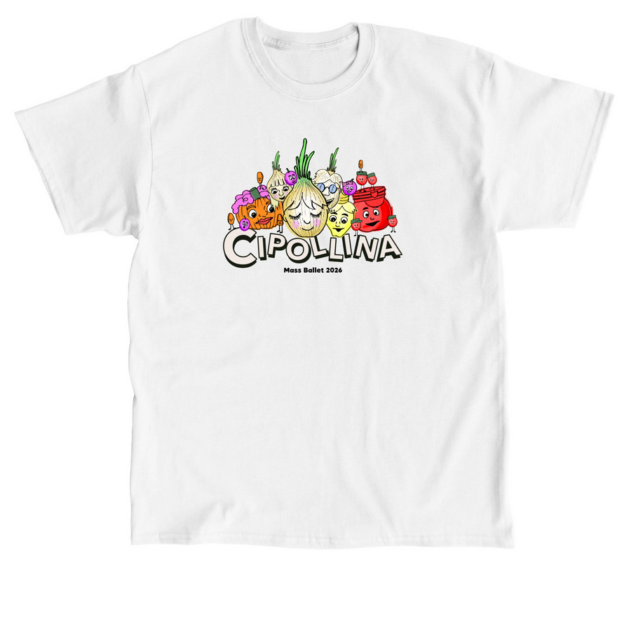 Mass Ballet presents Cipollina 2026, a White Classic Unisex Tee