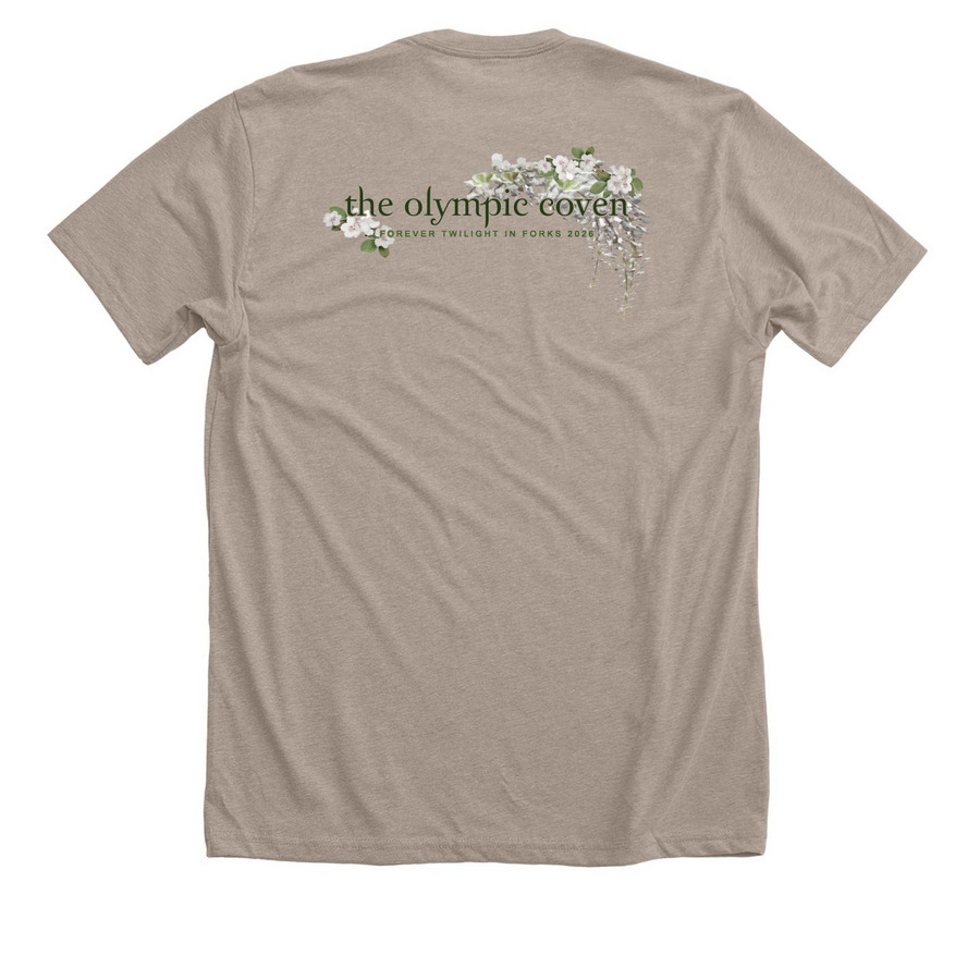Turning Page, a Heather Stone Premium Unisex Tee (back-view)