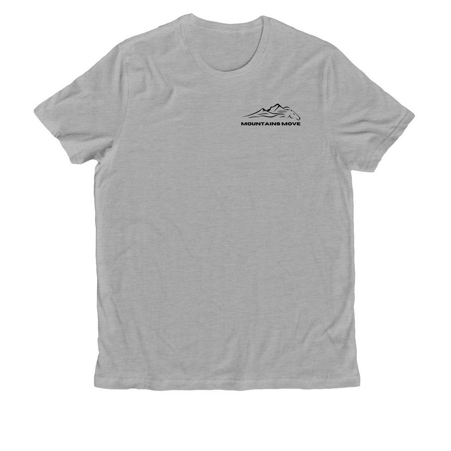 Psalm 144:1 Collection, a Granite Grey Heather Allmade Organic Cotton Unisex Tee