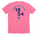 Lawrence United (Away) -&nbsp;George ?Nash? Walker, a Neon Pink Premium Unisex Tee (back-view)