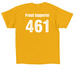 Westside Boiler Invasion Supporter Wear, a Gold Classic Unisex Tee (back-view)