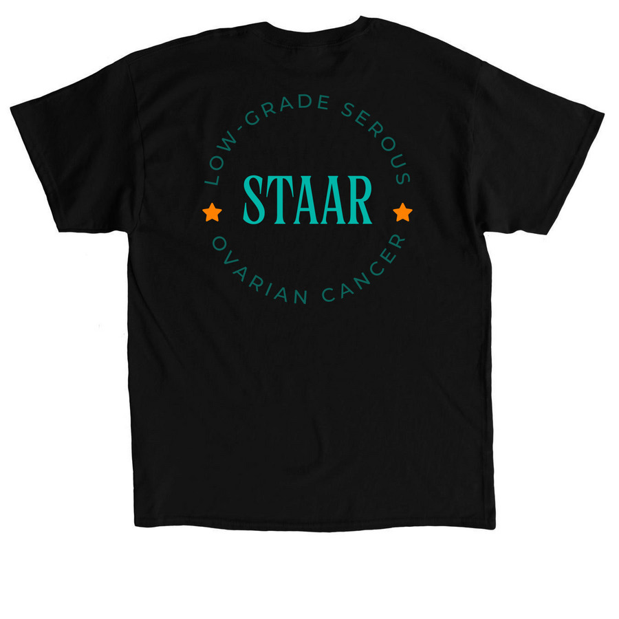 Adult & Youth STAAR merch, a Black Classic Unisex Tee (back-view)