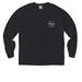 MU.Saddlery Apparel, a Black Comfort Colors Long Sleeve Pocket Tee