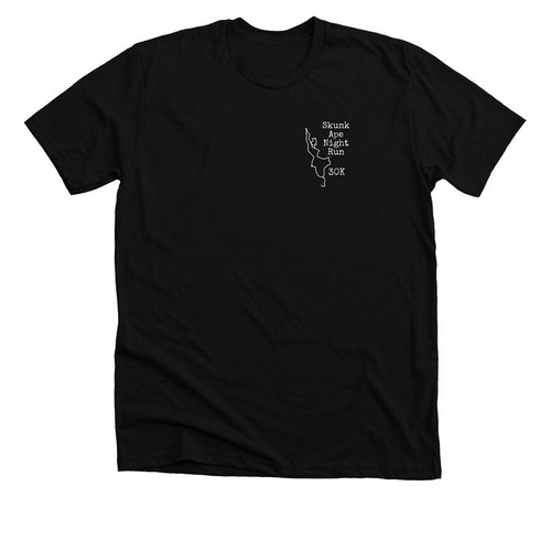 Skunk Ape Night Run, a Solid Black Blend Premium Unisex Tee