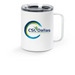 CSLDallas Logo & Motto (Travel Mug), a White Stainless Steel Travel Mug