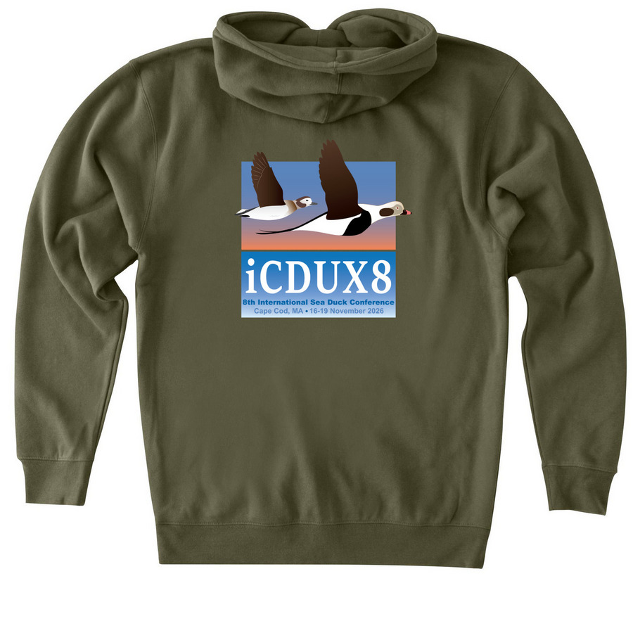 iCDUX8: Sweatshirts - Hoodies (dark), a Army Heavyweight Zip Up Hoodie (back-view)
