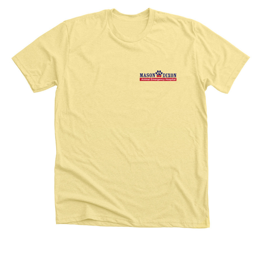 For People & Pets, a Heather Yellow Gold Premium Unisex Tee