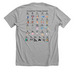 Grow Your Own Way, a Athletic Heather Premium Unisex Tee (back-view)
