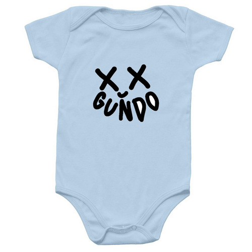 Gundo Onesie, a Light Blue Infant Onesie