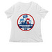 Indivisible Newark DE (light tees), a White Women's Relaxed V-Neck Tee
