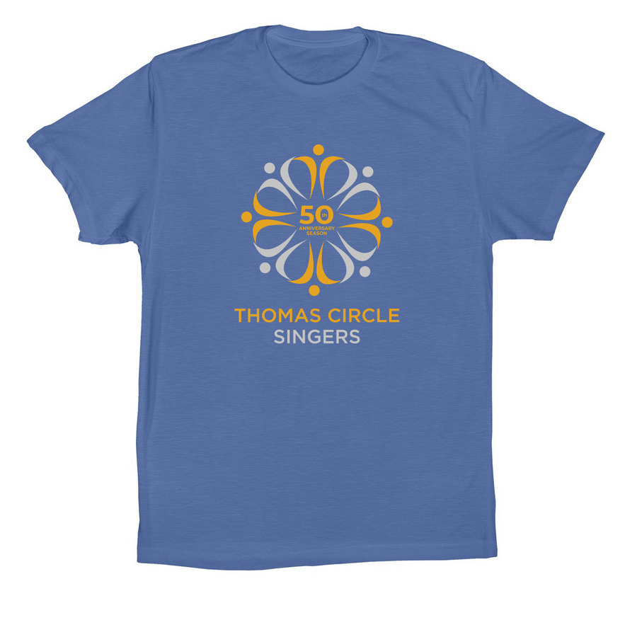 50th Anniversary T-Shirts, a Columbia Blue Premium Cotton Tee