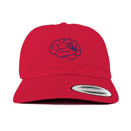 Miles for John NYC Hats, a Cranberry Printed Classic Baseball Cap